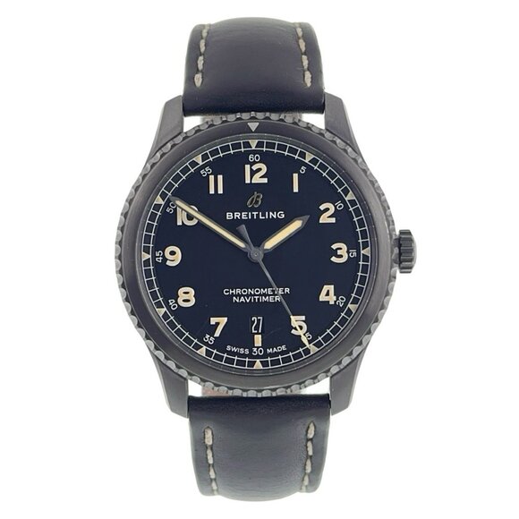 Breitling Navitimer Stainless Steel Black Dial 41mm Automatic Men’s Watch M17314 - Picture 1 of 9